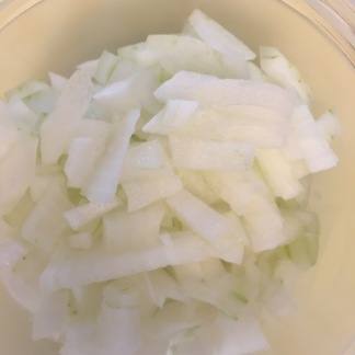 Diced White Onion