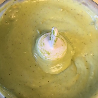 Get a few extra pulses in there.. some avocados do not want to give to the creaminess of this sauce.